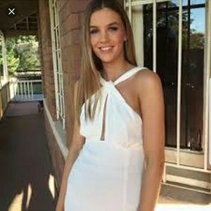 Stone cold fox palms gown white